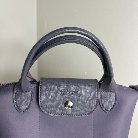 Longchamp Le Pliage Neo XS Top Handle Crossbody Bag in Purple - Picture 2 of 7